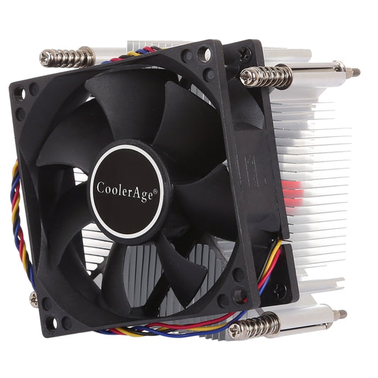 4Pin CPU Cooler Mute Silent Fan Heat Sink for Intel 1155 / 1151 / i3 / i5 by buy2fix