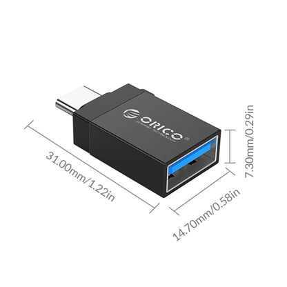 ORICO CBT-UT01-BK-BP Type-C to USB 3.0 Adapter(Black) - Computer & Networking by ORICO | Online Shopping UK | buy2fix