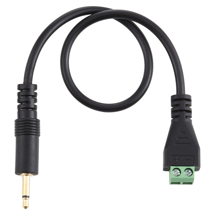 3.5mm Male to 2 Pin Pluggable Terminals Solder-free Connector Solderless Connection Adapter Cable, Length: 30cm - Consumer Electronics by buy2fix | Online Shopping UK | buy2fix