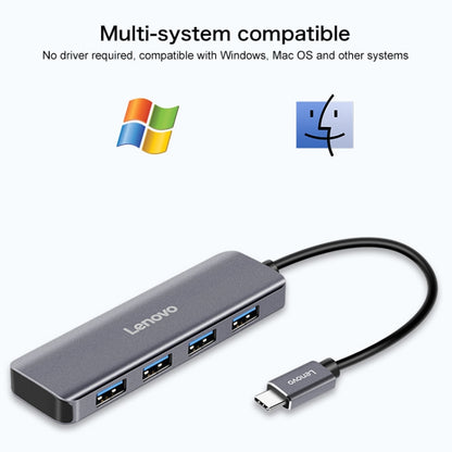 Lenovo C04 4 In 1 Type-C / USB-C to USB-C Converter Splitter Hub - Computer & Networking by Lenovo | Online Shopping UK | buy2fix