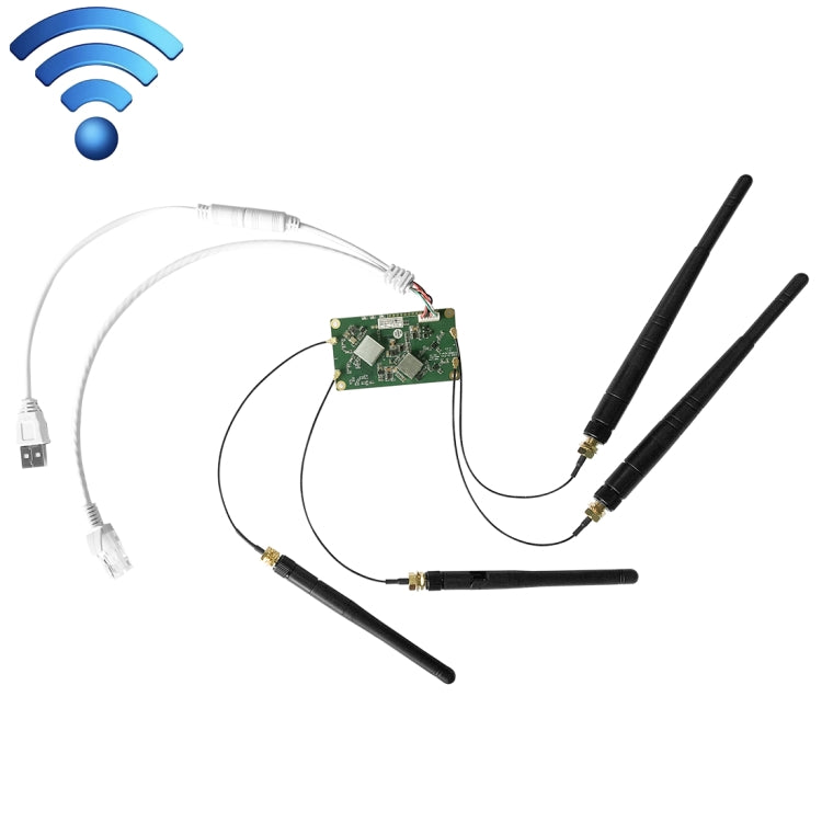 VM5G 1200Mbps 2.4GHz & 5GHz Dual Band WiFi Module with 4 Antennas, Support IP Layer / MAC Layer Transparent Transmission, Applied to Repeater / Bridge & AP & Remote Video Transmission - Network Hardware by buy2fix | Online Shopping UK | buy2fix