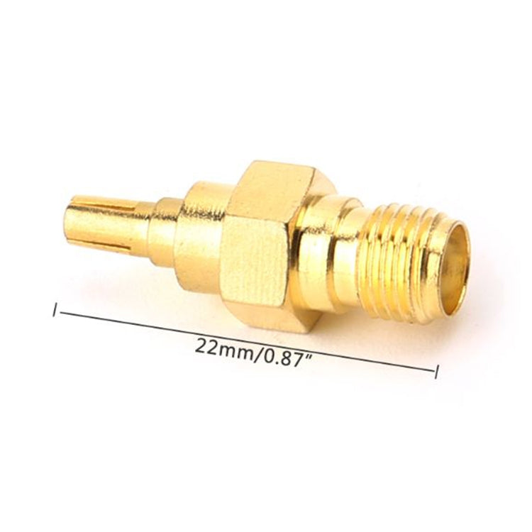 2 PCS SMA Female to CRC9 Male RF Coaxial Connector - Consumer Electronics by buy2fix | Online Shopping UK | buy2fix