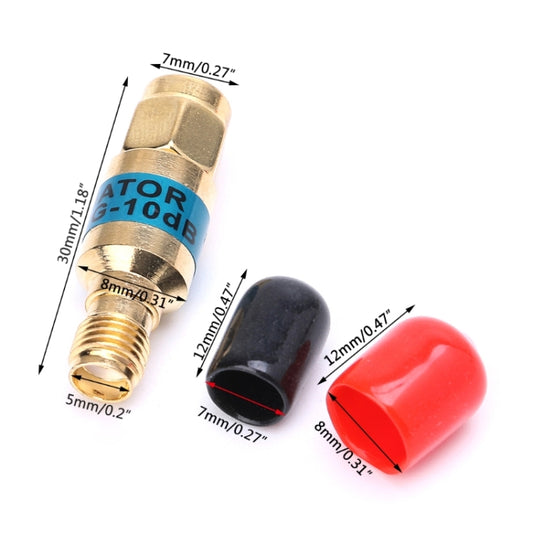 2W 10dBi SMA-JK Male to Female DC-6.0GHz Frequency RF Coaxial Attenuator by buy2fix