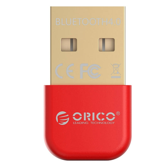 ORICO BTA-403 3Mbps Transfer Speed USB Bluetooth 4.0 Adapter(Red) - Bluetooth Dongle by ORICO | Online Shopping UK | buy2fix