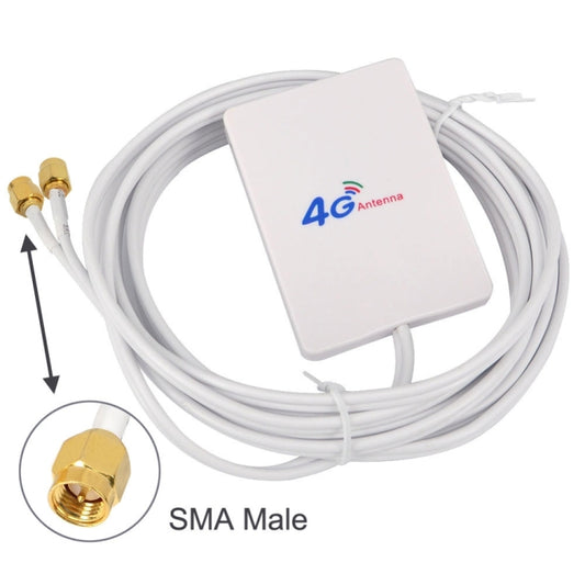 28dBi 4G Antenna with SMA Male Connector for 4G LTE FDD/TDD Router by buy2fix
