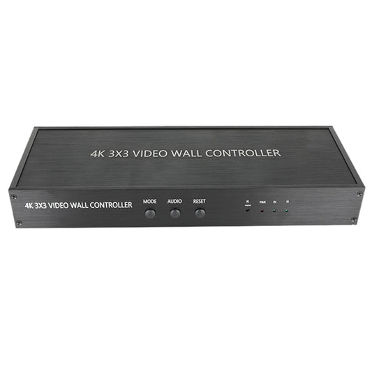 NK-BT88 4K 3X3 HDMI Video Wall Controller Multi-screen Splicing Processor with Remote Controller, EU Plug by buy2fix