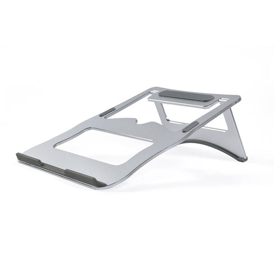 Aluminum Alloy Cooling Holder Desktop Portable Simple Laptop Bracket, Two-stage Support, Size: 21x26cm (Silver) by buy2fix