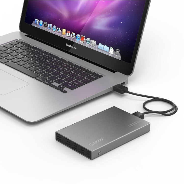 ORICO 2518S3 USB3.0 External Hard Disk Box Storage Case for 7mm & 9.5mm 2.5 inch SATA HDD / SSD (Silver) - Computer & Networking by ORICO | Online Shopping UK | buy2fix