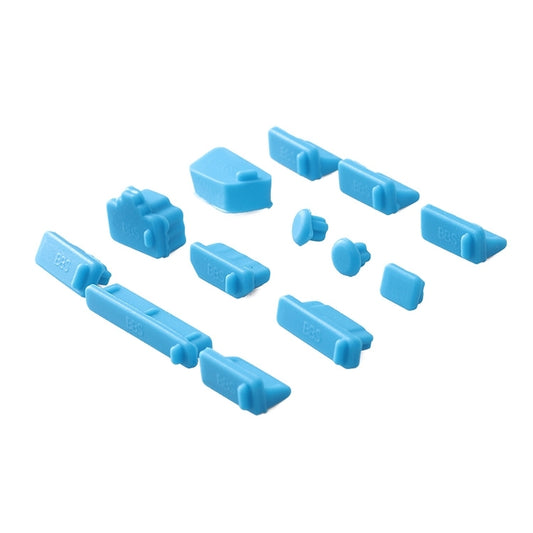 13 in 1 Universal Silicone Anti-Dust Plugs for Laptop(Blue) by buy2fix