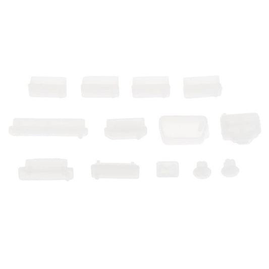 13 in 1 Universal Silicone Anti-Dust Plugs for Laptop(Transparent) by buy2fix