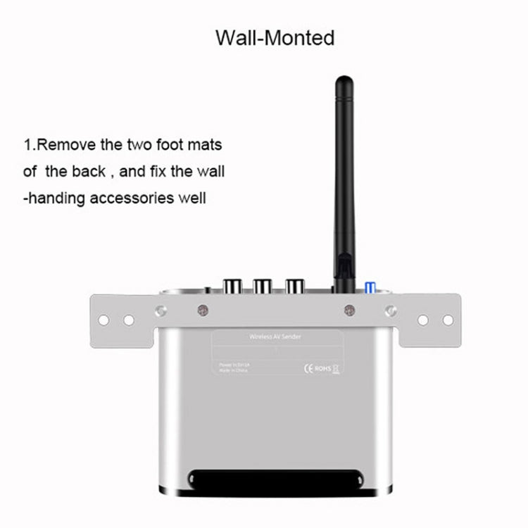 Measy AV220 2.4GHz Wireless Audio / Video Transmitter and Receiver, Transmission Distance: 200m, UK Plug - Set Top Box & Accessories by Measy | Online Shopping UK | buy2fix