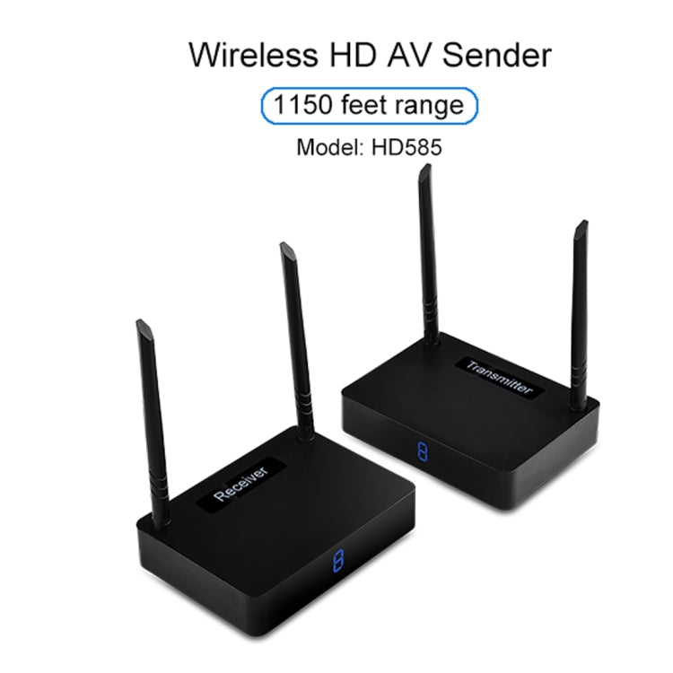 Measy HD585 5.8GHz Wireless HD AV Sender with Infrared Return Function, Transmission Distance: 350m - Consumer Electronics by Measy | Online Shopping UK | buy2fix