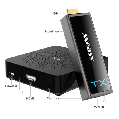 Measy W2H Mini2 60GHz Full HD 1080P Wireless 3D Transmission Kit, Transmission Distance: 30m, UK Plug - Consumer Electronics by Measy | Online Shopping UK | buy2fix