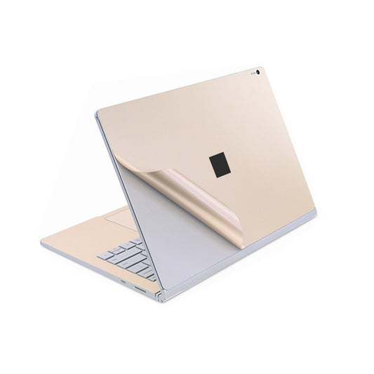 4 in 1 Notebook Shell Protective Film Sticker Set for Microsoft Surface Book 2 15 inch(Gold) by buy2fix