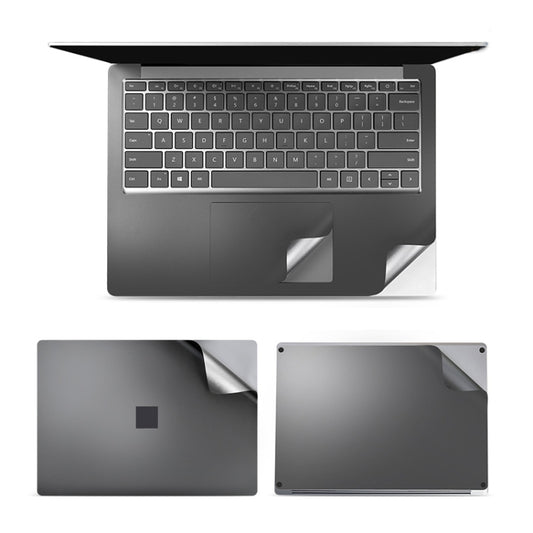 4 in 1 Notebook Shell Protective Film Sticker Set for Microsoft Surface Laptop 3 13.5 inch (Grey) by buy2fix