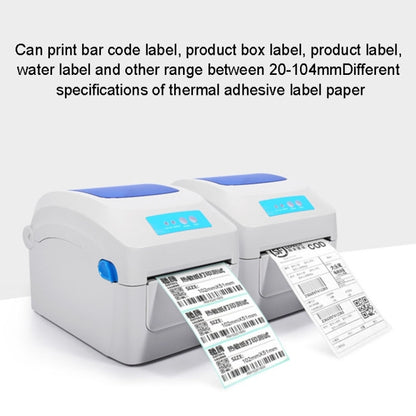 GPRINTER GP1324D Bluetooth USB Port Thermal Automatic Calibration Barcode Printer, Max Supported Thermal Paper Size: 104 x 2286mm - Consumer Electronics by Gainscha | Online Shopping UK | buy2fix