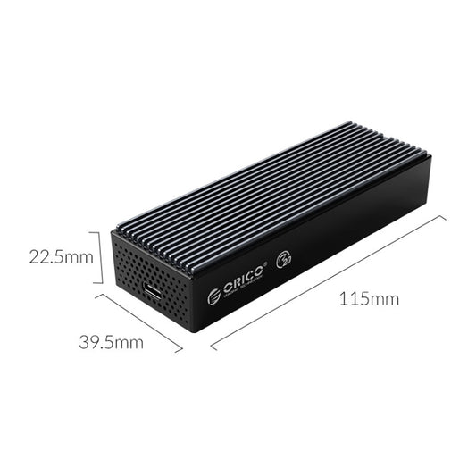 ORICO M2PVC3-G20-GY-BP USB3.2 20Gbps M.2 NVMe SSD Enclosure by ORICO