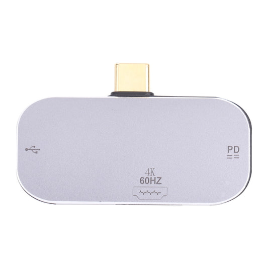 3 in 1 USB-C / Type-C Male to Dual USB-C / Type-C + 4K 60Hz HDMI Female Adapter by buy2fix