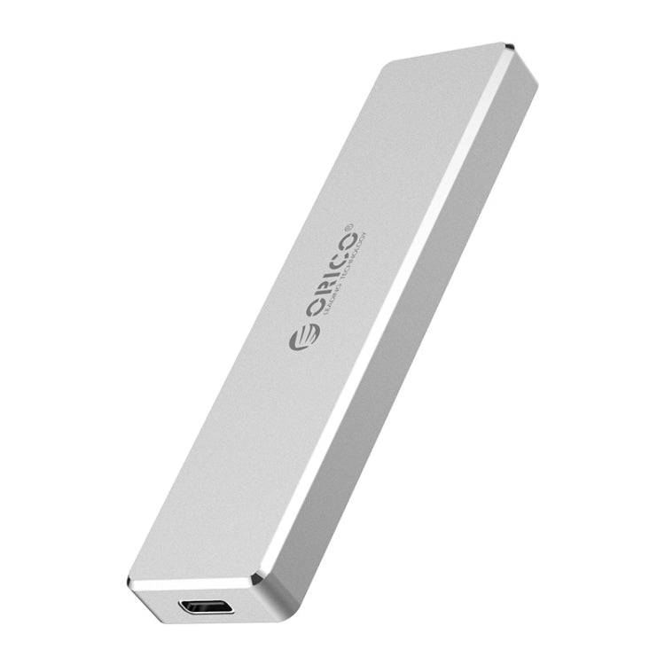 ORICO PCM2-C3 M.2 M-Key to USB 3.1 Gen2 USB-C / Type-C Push-top Solid State Drive Enclosure, The Maximum Support Capacity: 2TB(Silver) - Computer & Networking by ORICO | Online Shopping UK | buy2fix