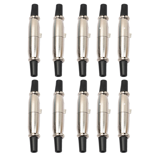 10 Pairs 3 Pin XLR Plug Male + Female Jack Mic Jack Plug Socket Connector by buy2fix