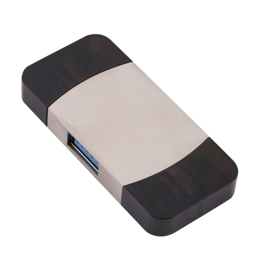 4 In 1 Type-C / USB-C + 8 Pin + Dual USB Multi-function Adapter with Dual OTG Function by buy2fix