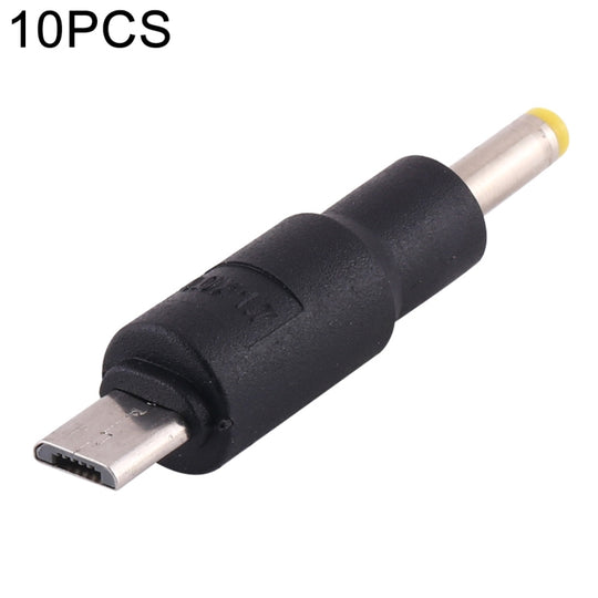 10 Stück 4,0 x 1,7 mm auf Micro-USB-Gleichstromstecker