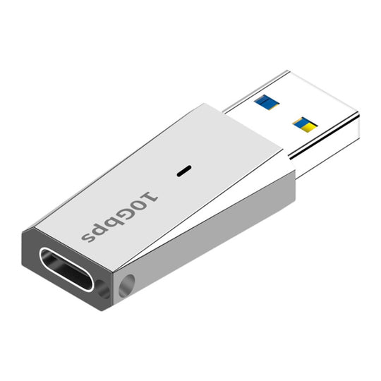 Adaptateur ADS-613 USB 3.1 mâle vers USB-C / Type-C femelle (argent)