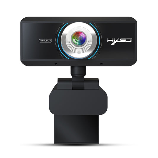 HXSJ S4 1080P Adjustable 180 Degree HD Manual Focus Video Webcam PC Camera with Microphone(Black) by HXSJ