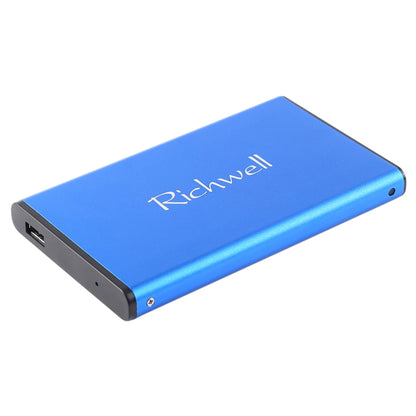 Richwell SATA R2-SATA-2TB 2TB 2.5 inch USB3.0 Super Speed Interface Mobile Hard Disk Drive(Blue) - External Hard Drives by Richwell | Online Shopping UK | buy2fix