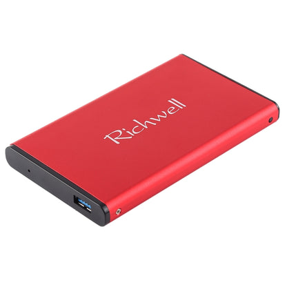 Richwell SATA R2-SATA-500GB 500GB 2.5 inch USB3.0 Super Speed Interface Mobile Hard Disk Drive(Red) - External Hard Drives by Richwell | Online Shopping UK | buy2fix