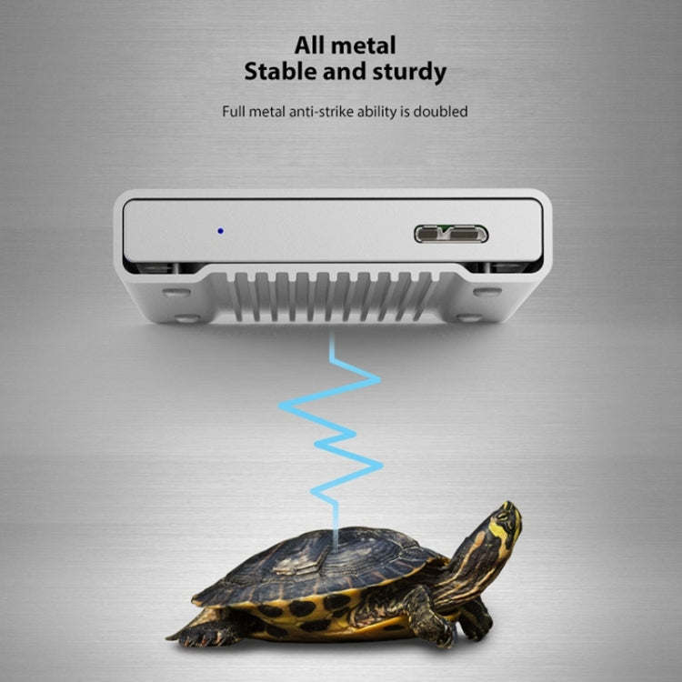 Blueendless U23Q SATA 2.5 inch Micro B Interface HDD Enclosure with USB-C / Type-C to USB 3.0 Cable, Support Thickness: 1cm or less by buy2fix