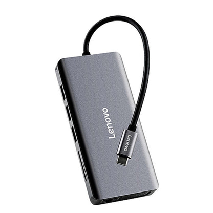 Lenovo LX0801 Pro Type-C / USB-C Network Cable Interface Converter Docking Station - Computer & Networking by Lenovo | Online Shopping UK | buy2fix