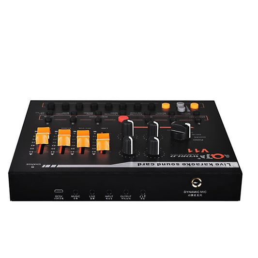 V11 Live Broadcasting Equipment Webcast Entertainment Streamer Music Synthesizer Tuning Sound Card by buy2fix