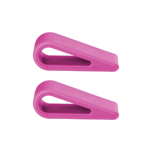 2 PCS Simple Notebook Computer Bracket Adjustable Height Increase Heat Dissipation Base Pad Holder (Rose Red) by buy2fix