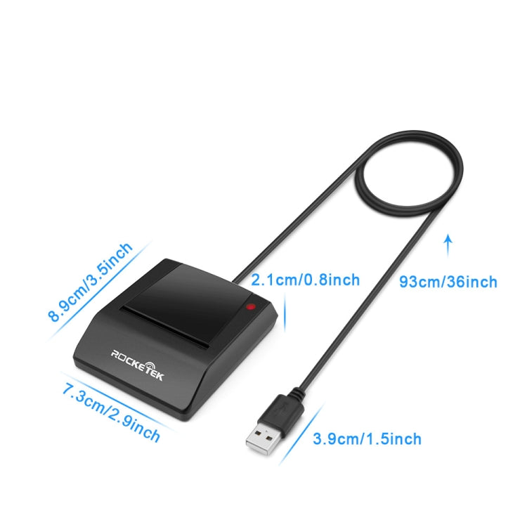 ROCKETEK RT-SCR4 CAC IC SIM Chip Smart Card Reader -  by ROCKETEK | Online Shopping UK | buy2fix