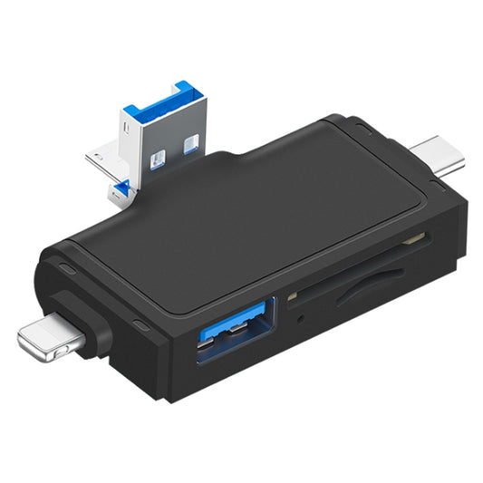 7 In 1 USB 2.0 Card Reader (Black) - U Disk & Card Reader by buy2fix | Online Shopping UK | buy2fix