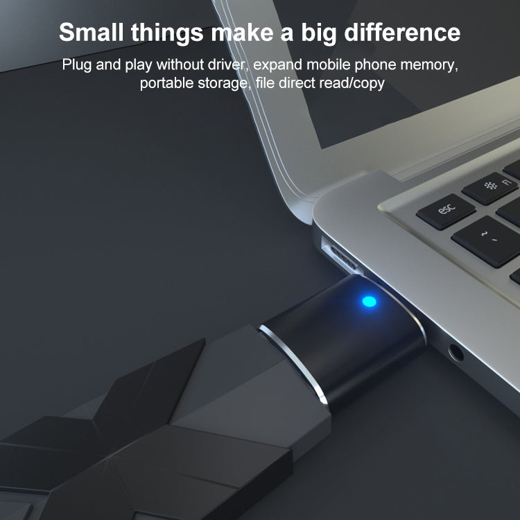 USB to Type-C / USB-C OTG USB Flash Driver (Grey) by buy2fix