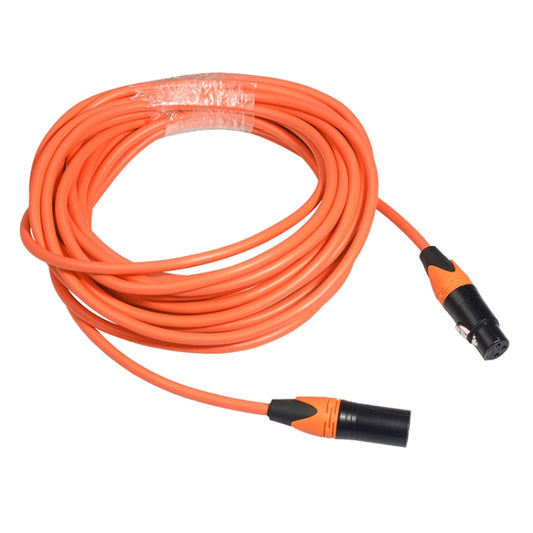 XRL Male to Female Microphone Mixer Audio Cable, Length: 3m (Orange) by buy2fix