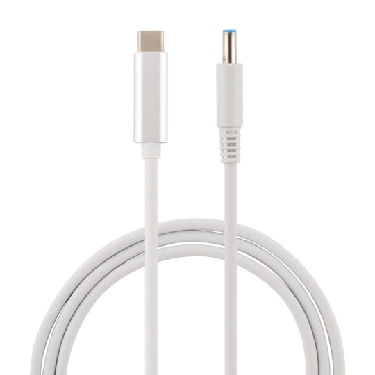 Pour câble de chargement d'alimentation pour ordinateur portable HP USB-C/Type-C à 4,5 x 3,0 mm, longueur du câble : environ 1,5 m