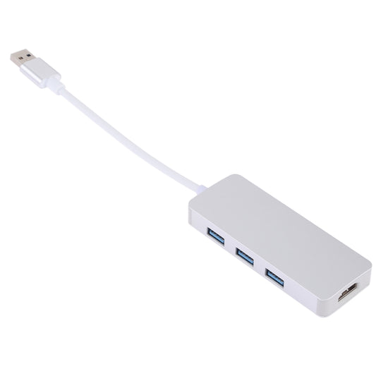 4 in 1 USB 3.0 to 3 x USB 3.0 + HDMI Adapter(Silver) by buy2fix