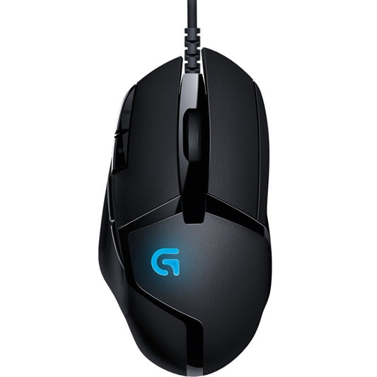 Logitech G402 USB Interface 8-keys 4000DPI Five-speed Adjustable High-speed Tracking Wired Optical Gaming Mouse, Length: 2m (Black) by Logitech
