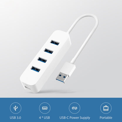 Original Xiaomi 4 Ports USB3.0 Hub with Stand-by Power Supply Interface USB Hub Extender Extension Connector Adapter(White) - Computer & Networking by Xiaomi | Online Shopping UK | buy2fix