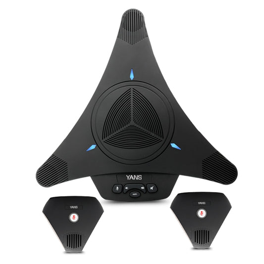 YANS YS-M23-2 USB Mini Port Video Conference Expanded Omnidirectional Microphone (Black) by YANS