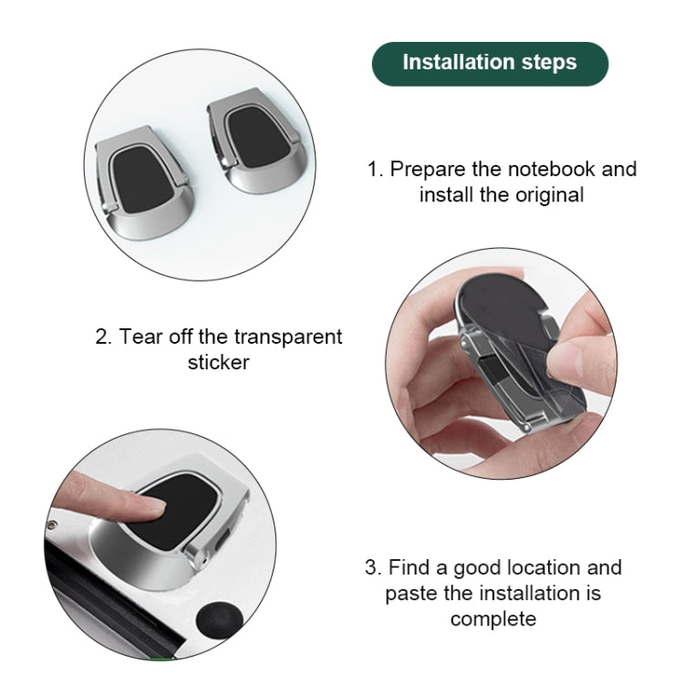 SD-001 2 PCS Desktop Foldable Mini Holder, Specification: Aluminum Alloy - Desktop Holder by buy2fix | Online Shopping UK | buy2fix