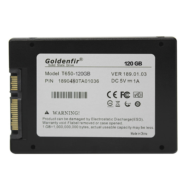 Goldenfir 2.5 inch SATA Solid State Drive, Flash Architecture: MLC, Capacity: 120GB - Computer & Networking by Goldenfir | Online Shopping UK | buy2fix