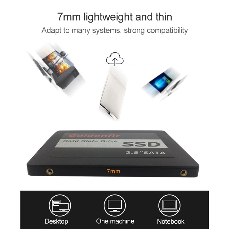 Goldenfir 2.5 inch SATA Solid State Drive, Flash Architecture: MLC, Capacity: 128GB - Computer & Networking by Goldenfir | Online Shopping UK | buy2fix