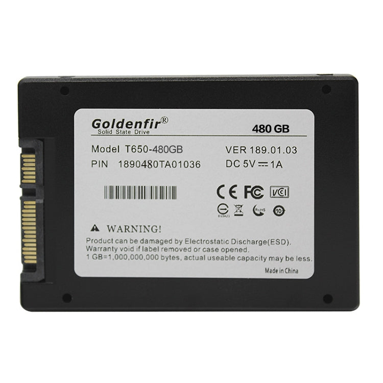 Goldenfir 2.5 inch SATA Solid State Drive, Flash Architecture: MLC, Capacity: 480GB - Computer & Networking by Goldenfir | Online Shopping UK | buy2fix