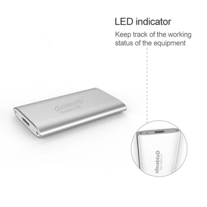 Goldenfir NGFF to Micro USB 3.0 Portable Solid State Drive, Capacity: 60GB(Silver) - Computer & Networking by Goldenfir | Online Shopping UK | buy2fix