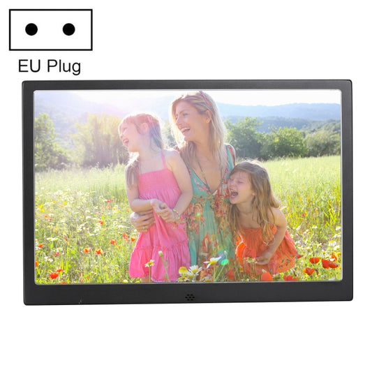 HSD1303 13.3 inch LED 1280x800 High Resolution Display Digital Photo Frame with Holder and Remote Control, Support SD / MMC / MS Card / USB Port, EU Plug(Black) - Consumer Electronics by buy2fix | Online Shopping UK | buy2fix