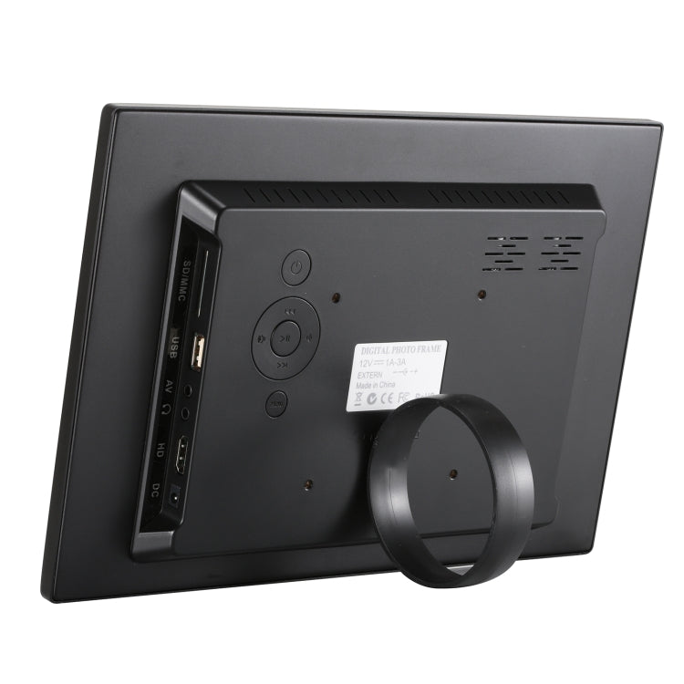 HSD1303 13.3 inch LED 1280x800 High Resolution Display Digital Photo Frame with Holder and Remote Control, Support SD / MMC / MS Card / USB Port, US Plug(Black) by buy2fix